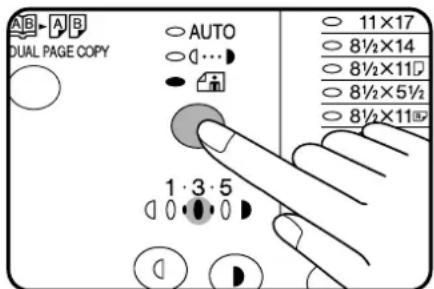 A B A B DUAL PAGE COPY AUTO 1 3 5 11×17 8½×14 8½×11 8½×5½ 8½×11