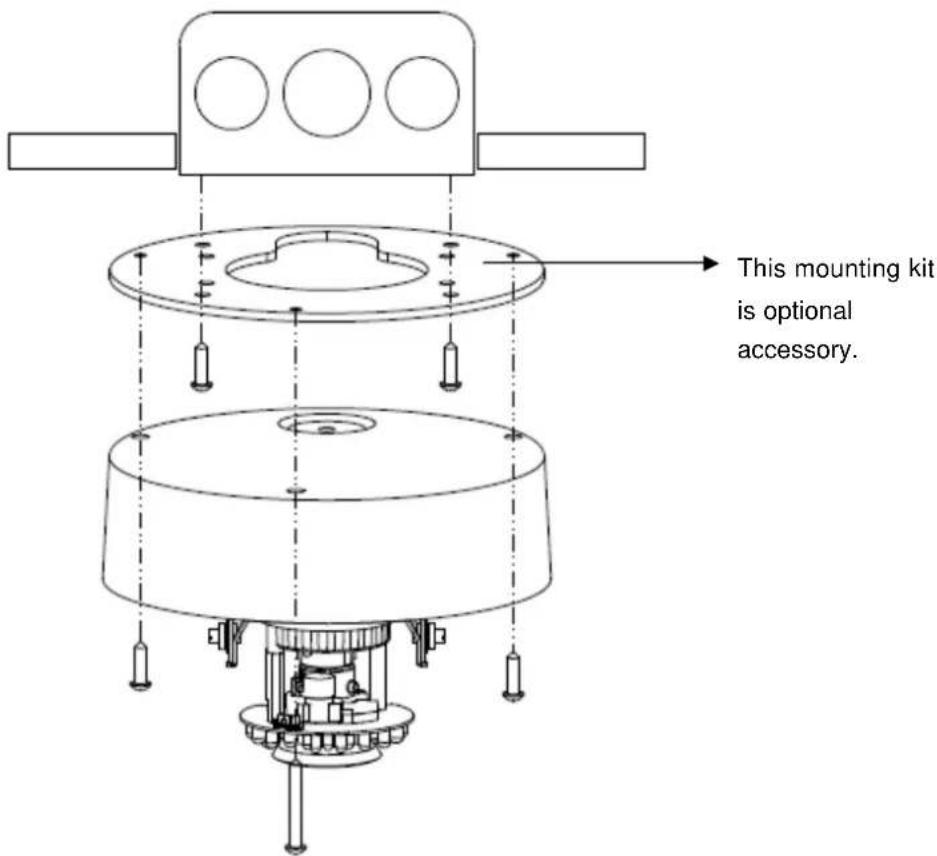 This mounting kit is optional accessory.