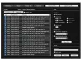 Screenshot of a software interface showing file selection and export options with file names and sizes.