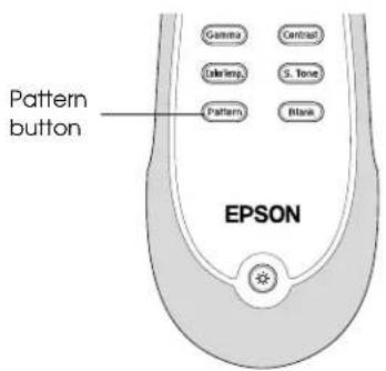 Pattern button Gamma Control Labelmp S. Tone Pattern Blank EPSON