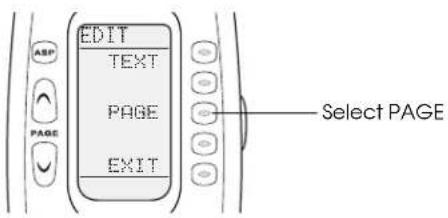 EDIT TEXT PAGE EXIT ASP PAGE Select PAGE