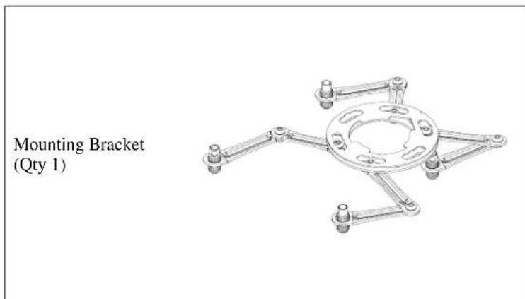 Mounting Bracket (Qty 1)