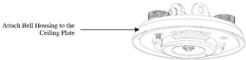 Attach Bell Housing to the Ceiling Plate
