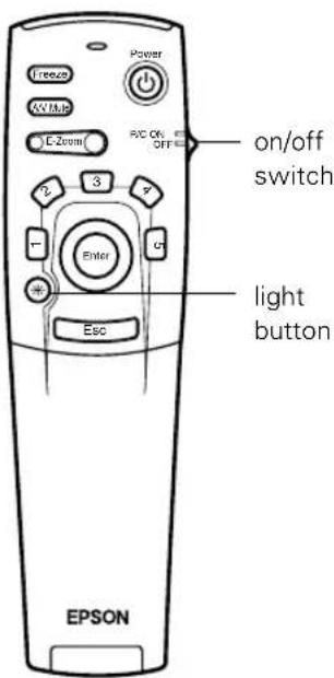 Freebox AC/AMR E-Zoom Power R/C ON OFF on/off switch Enter Esc light button EPSON