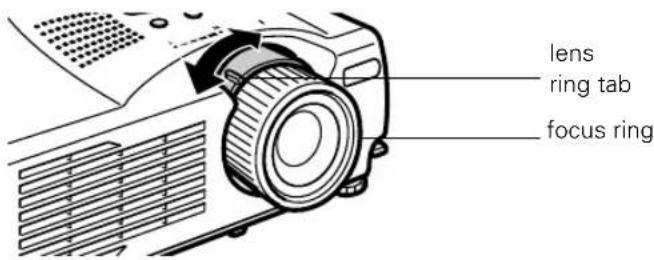 lens ring tab focus ring