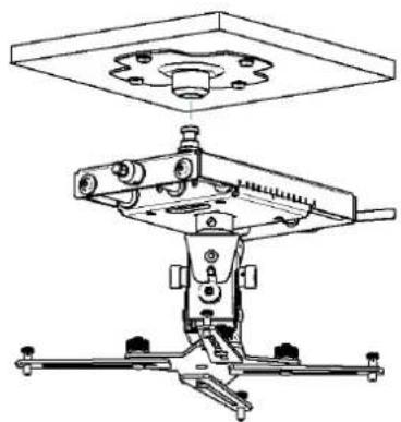Technical line drawing of a mechanical assembly with no visible text or symbols