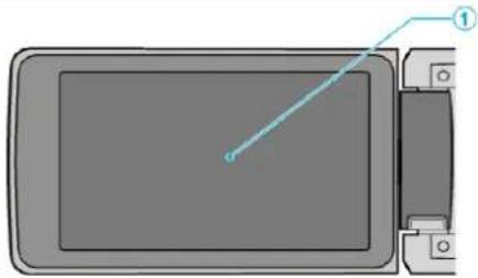 JVC Everio GZ-HM960BE - Monitor LCD - 1