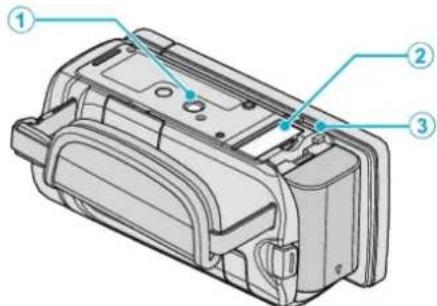 JVC Everio GZ-HM960BE - Parte de abajo - 1