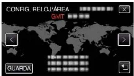CONFIG. RELOJ/ÁREA GMT GUARDA