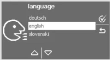 language deutsch english slovenski