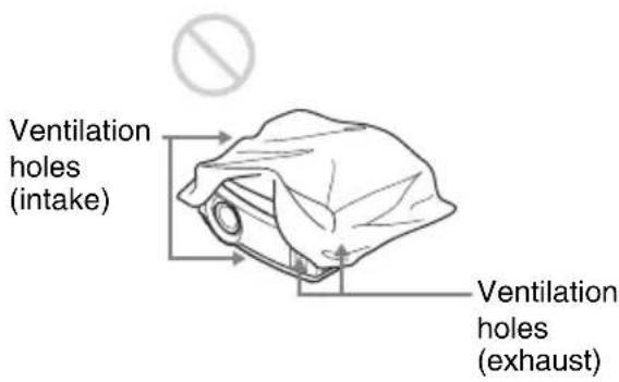 Ventilation holes (intake) Ventilation holes (exhaust)