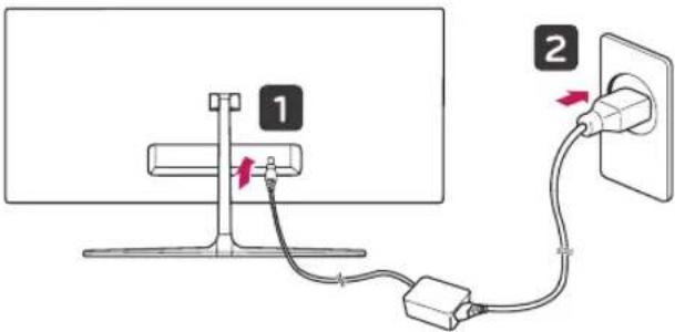 LG 29UC97C-B - Instalación encima de una mesa - 2