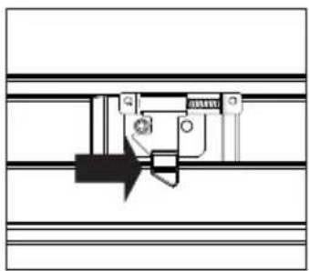 Pure mechanical assembly diagram without any text, numbers, or symbols