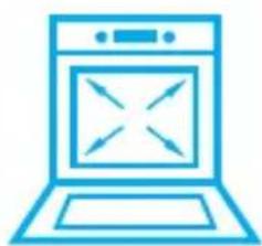 Simple line drawing of a laptop with a screen and directional arrows (no text or symbols)