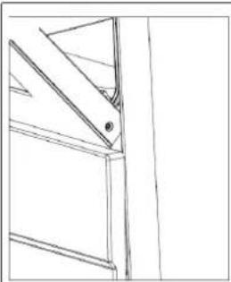 Line drawing of a structural joint or bracket detail (no text or symbols)