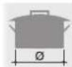 SMEG C8GVXI - Diametro dei recipienti cucine da 90 cm. - 1