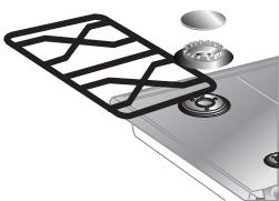SMEG SRV864TF - Nettoyage des éléments du plan de cuisson - 1
