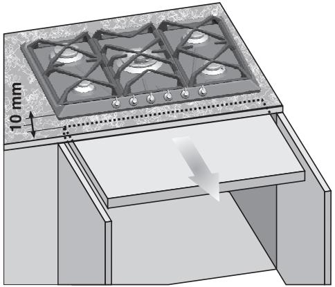 SMEG SRV864TF - Fixation à la structure de support - 3