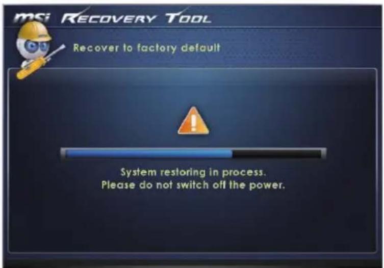 MSI Wind Top GAMING 24GE 2QE-003EU - Ripristino impostazioni predefinite - 4