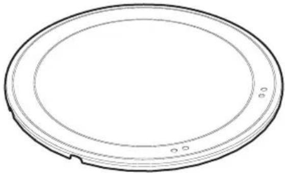 SMEG SF465AV - Coperchio piastra pizza - 1