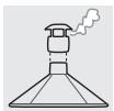SMEG CB51SV1 - Descarga dos produtos de combustão - 1