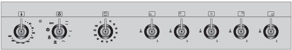 SMEG CB51SV1 - LE PANNEAU DES COMMANDES - 3