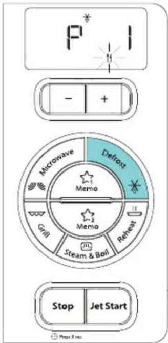 WHIRLPOOL MWA 269 WH - Premere il pulsante Jet Start. - 3