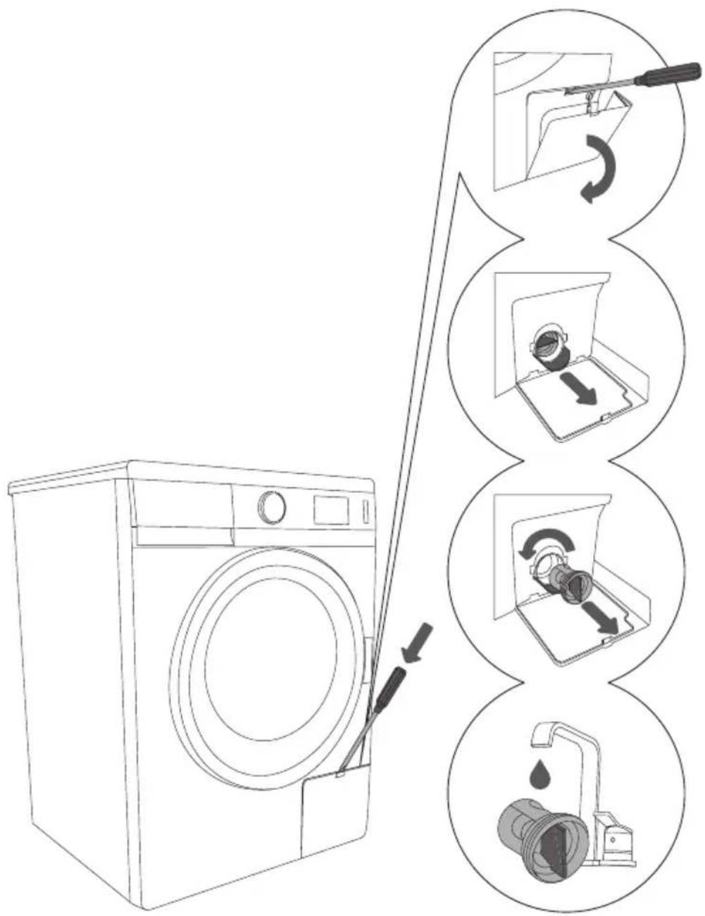 GORENJE WS62SY2B - PULIZIA FILTRO - 1