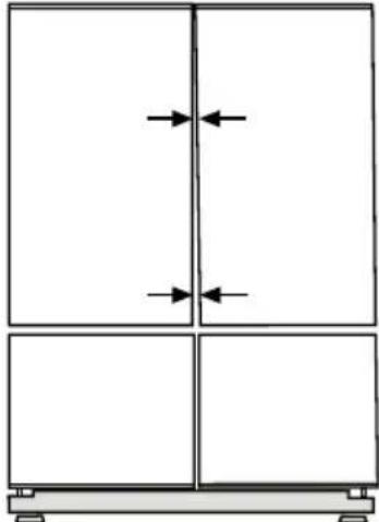 SMEG FQ60X2PE - Regolazione della distanza tra la porta superiore - 1