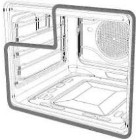 SMEG B6GVXI9 - Smontaggio della guarnizione (escluso modelli pirolitici) - 1