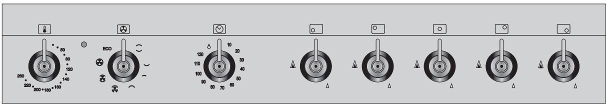 SMEG CX81SV2 - LE PANNEAU DES COMMANDES - 3