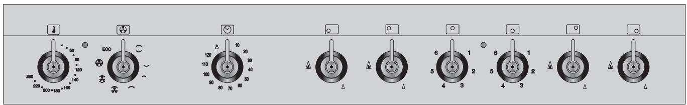 SMEG CX81SV2 - LE PANNEAU DES COMMANDES - 5