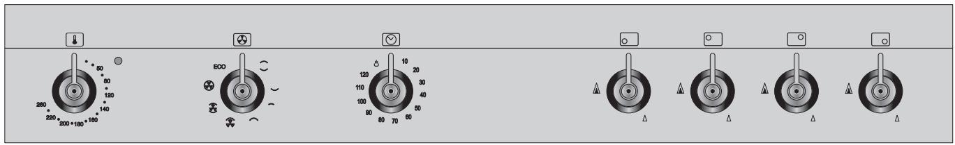 SMEG CX81SV2 - LE PANNEAU DES COMMANDES - 4