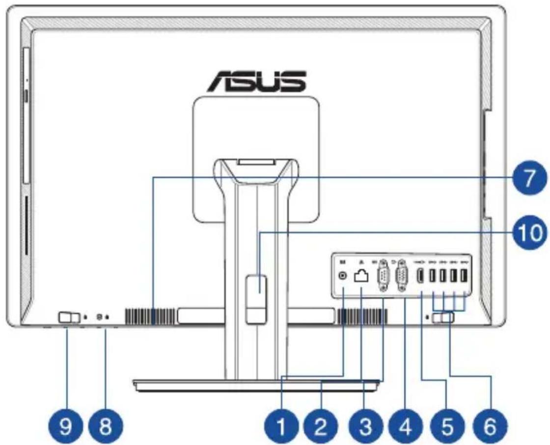 ASUS 7 10 9 8 1 2 3 4 5 6