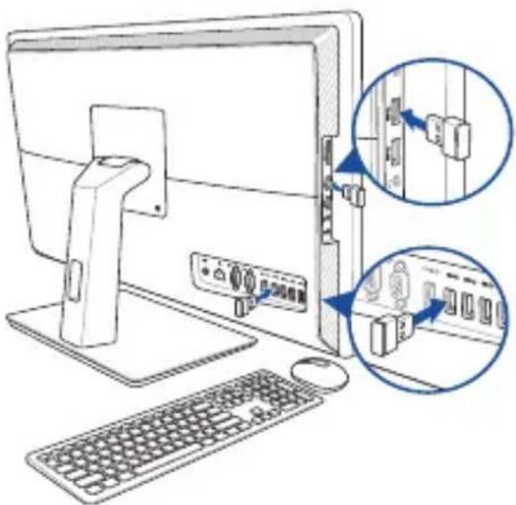 ASUS A6421UKH - Collegamento di tastiera e mouse senza fili (opzionale) - 2