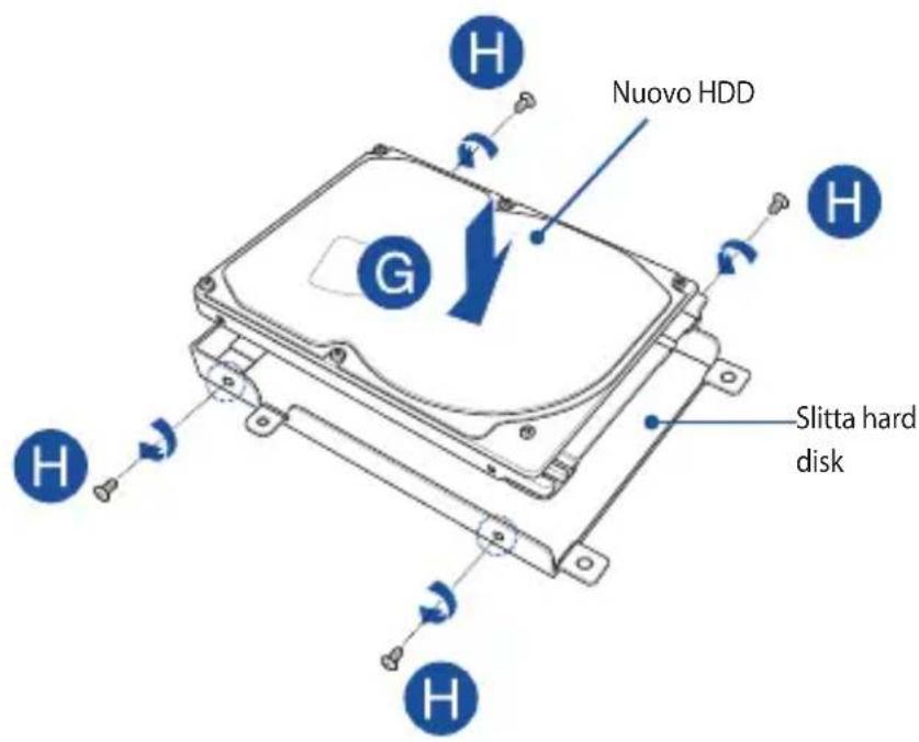 Nuovo HDD Slitta hard disk