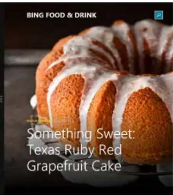 BING FOOD & DRINK Something Sweet: Texas Ruby Red Grapefruit Cake