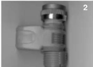 Close-up of a metallic mechanical connector with threaded end (no visible text or symbols)