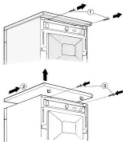 IGNIS AWM 256 - Dimensioni del vano incasso - 1