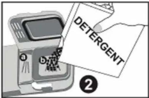 HAIER DW10-T1449 - Riempimento dello scomparto detersivo - 2