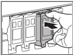 SHARP MX-C300WE - Inserire la cartuccia del toner lungo le guide fino a bloccarla in posizione. - 1