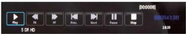 [00:0008] Play FB FF Prev. Next Pause Stop 5 DR HD 18:30