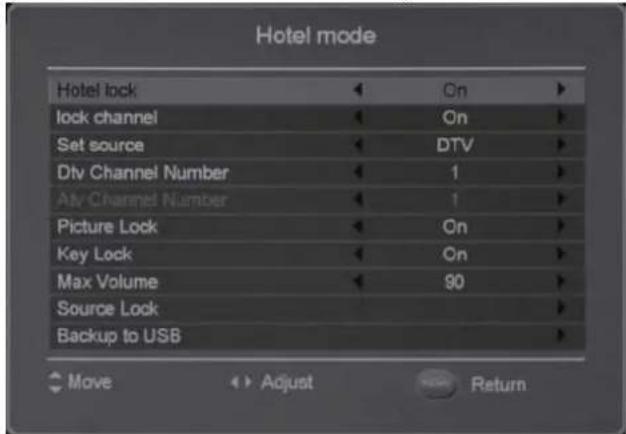 HAIER LE22G690CF - Modalità Hotel - 1