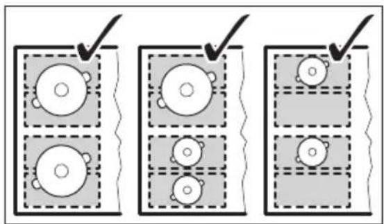 AEG IKE64473XB - Modalità standard FlexiBridge - 2
