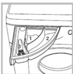INDESIT BI WDIL 75125 EU - VASCHETTA DEL DETERSIVO - 1