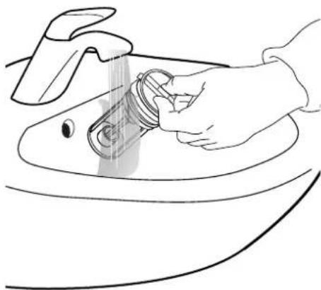 WHIRLPOOL Autodose 8425 - PULIZIA DEI FILTRI NEL TUBO DI CARICO DELL'ACQUA - 18