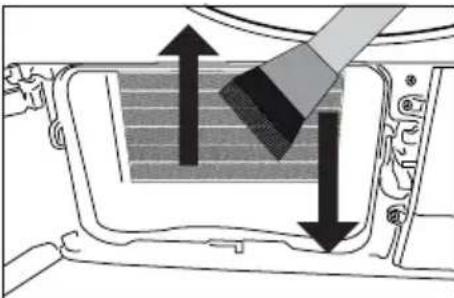 Diagram showing a car interior with a belt switch and directional arrows indicating movement or force (no text or symbols present)