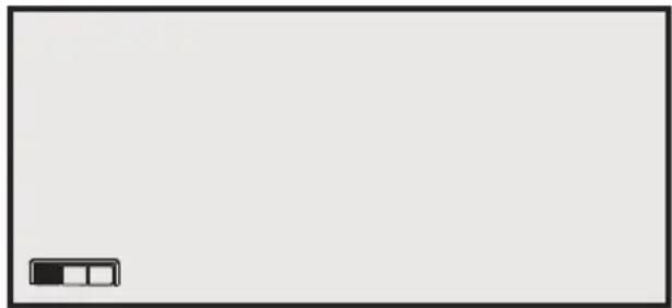 Blank white rectangle with a small black rectangular shape in the bottom-left corner (no text or symbols)