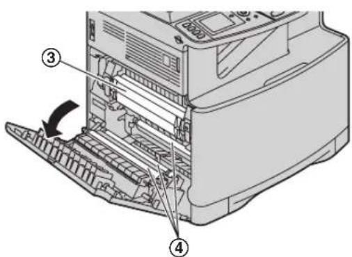 Diagram of a printer with labeled parts including paperclip, printer holder, and printer tray