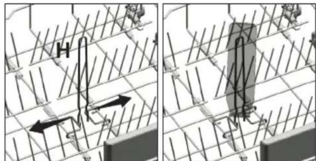 BEKO DFS05013S - Ripiano per bottiglie cestello inferiore - 1